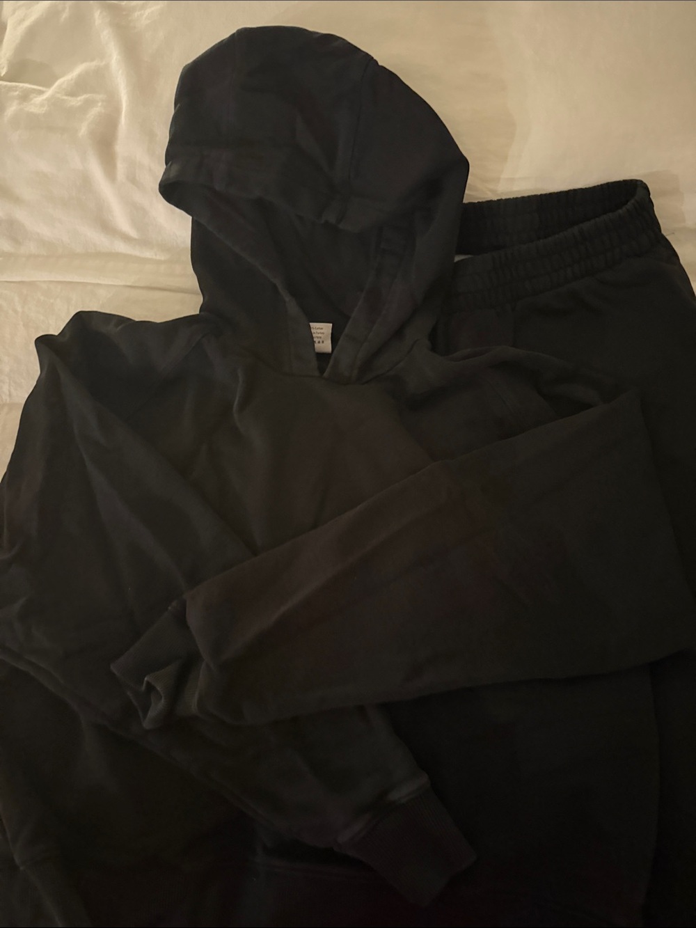 Outdoor Voices Black Women's Hoodie & Sweatpants set